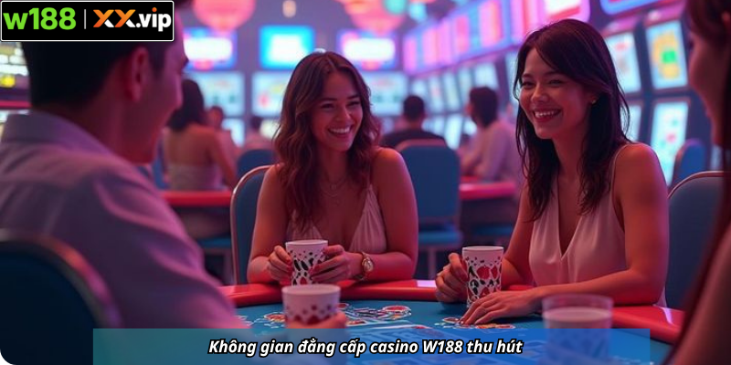 Không gian đẳng cấp casino W188 thu hút