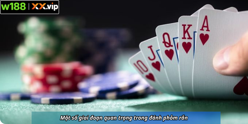 Một số giai đoạn quan trọng trong đánh phỏm rắn